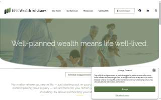 EPE Wealth Advisors website