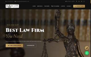 KMA Law Office website