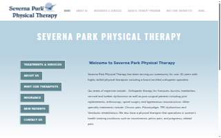 Severna Park Physical Therapy website