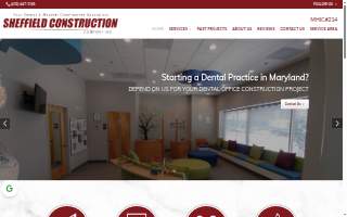 Sheffield Construction Co website