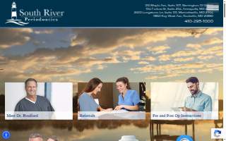 South River Periodontics of Severna Park website