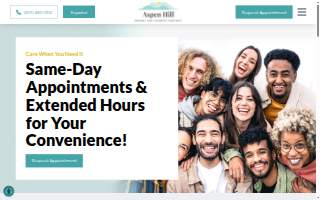 Aspen Hill General & Cosmetic Dentistry website