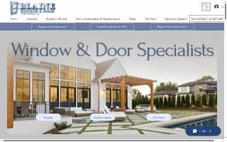 Blaine Window & Door website