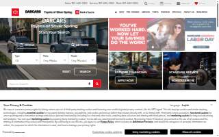 DARCARS Toyota of Silver Spring website