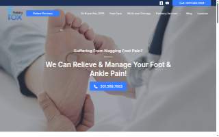 Fox Podiatry website