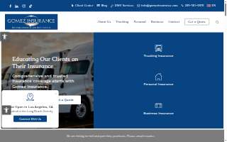 Gomez Insurance Co website