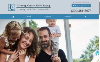 Hearing Center Silver Spring website