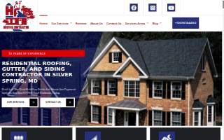 HF Roofing Contractor website