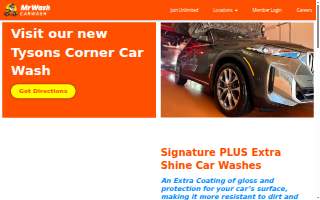 Mr Wash Car Wash website