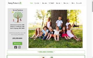 Spring Pediatrics website
