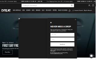 Athletic Warehouse website