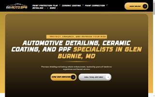 BB Auto Spa website
