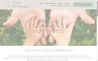 Cannon Dermatology LLC website