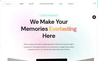 Erin Morris Photography website
