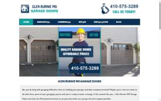 glenburniegaragedoors.com website
