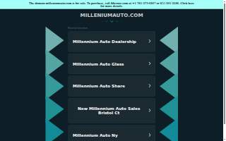 Millenium 2 Auto Glass Inc website