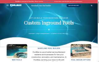 Poolmax, LLC website