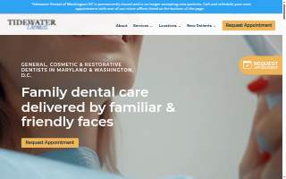 Tidewater Dental of Glenarden website