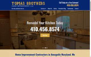 Tomas Brothers Home Improvement LLC website