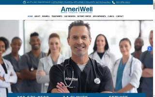 AmeriWell Clinics of South Laurel website