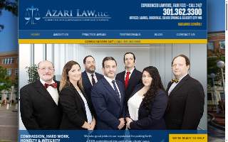 Azari Law, LLC website