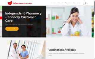 Crowns Pharmacy and Clinic website