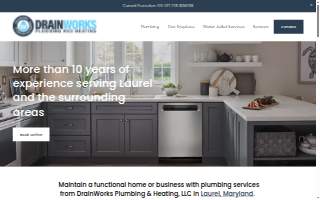 Drain Works Plumbing and Heating, LLC website