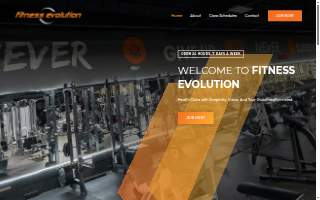 Fitness Evolution website