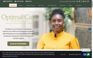 Optimal Care Chiropractic website