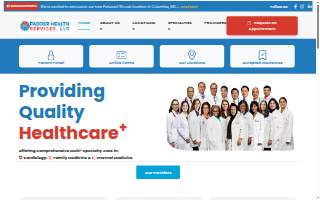 Padder Health Services - Primary Care and Cardiology in Laurel, MD of South Laurel website
