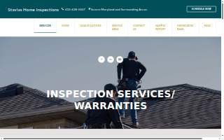 Stavlas Home Inspections website