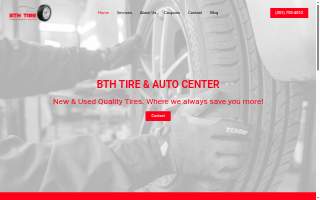 BTH Tire: New and Used Quality Tires website