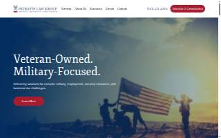 Patriots Law Group of Suitland website