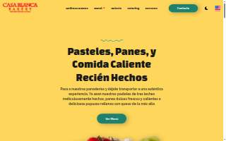 Casa Blanca Bakery website