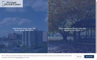 Maryland Dental Center of Silver Spring website