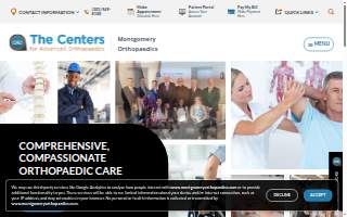 Montgomery Orthopaedics website