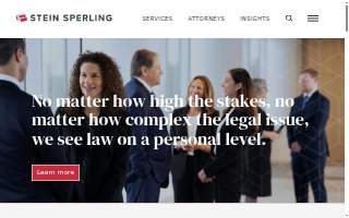 Stein Sperling Attorneys • Abogados website