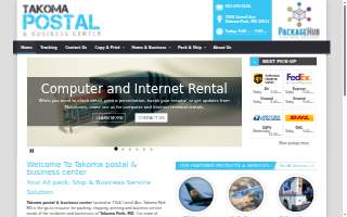 Takoma Postal & Business Center of Takoma Park website