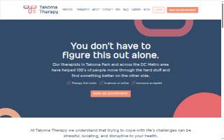Takoma Therapy LLC website