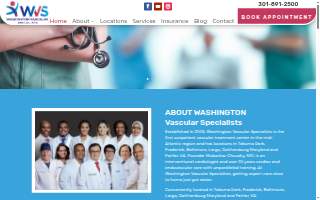 Washington Vascular Specialist Review website