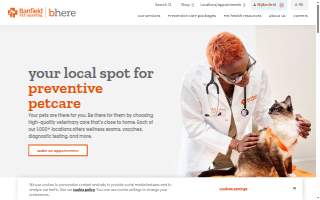 Banfield Pet Hospital of Towson website