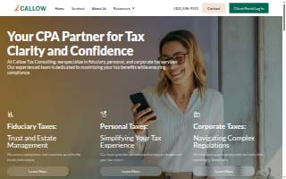 Callow Consulting, LLC website