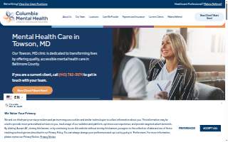 Columbia Mental Health Psychiatrists - Towson website