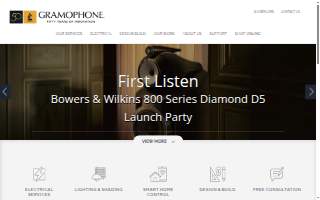 Gramophone of Towson website