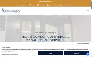 Pelican Property Management website