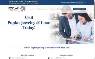 Poplar Jewelry & Loan of Towson website