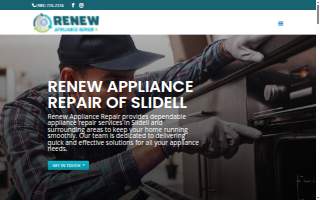 Renew Appliance Repair of Towson website