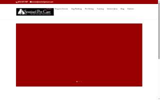 Sentinel Pet Care of Towson website