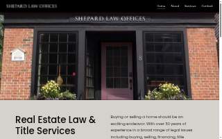 Shepard Law website