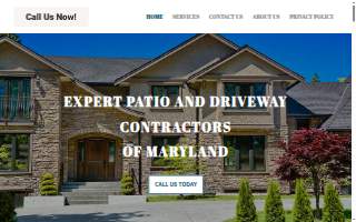 Towson Concrete Contractors website